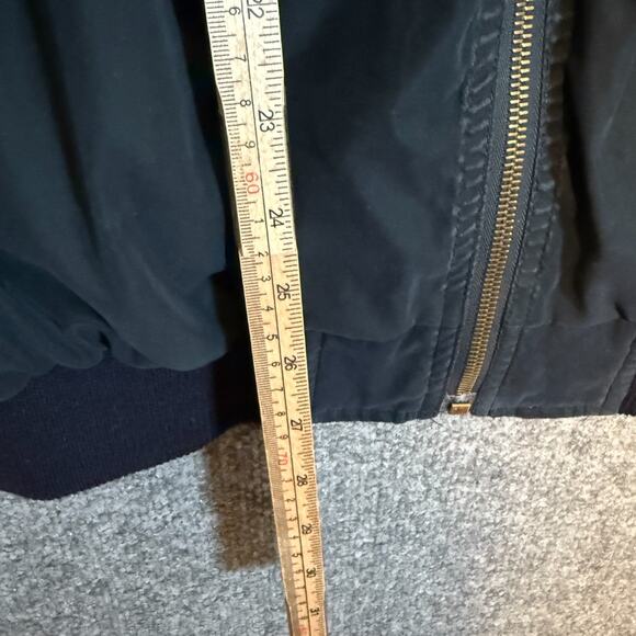 Faconnable Albert Goldberg Bomber Jacket Mens Large Blue Vintage Wool Ribbing - Picture 5 of 10